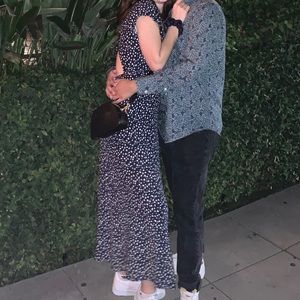 Urban Outfitters Open Back Maxi Dress Printed Size Small